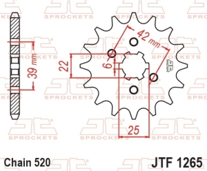 Piñón JT SPROCKETS acero...