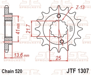 Piñón JT SPROCKETS acero...
