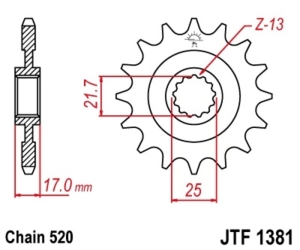 Piñón JT SPROCKETS acero...