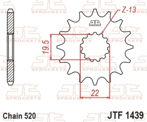Piñón JT SPROCKETS acero...