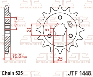 Piñón JT SPROCKETS acero...