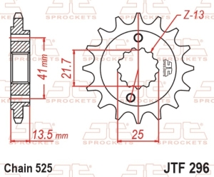 Piñón JT SPROCKETS acero...