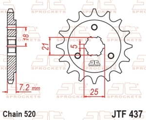 Piñón JT SPROCKETS acero...