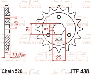Piñón JT SPROCKETS acero...