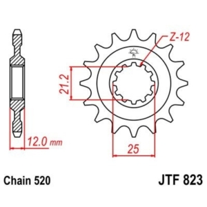 Piñón JT SPROCKETS acero...