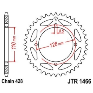 Corona JT 1466 de acero con...