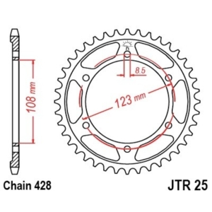 Corona JT 25 de acero con...