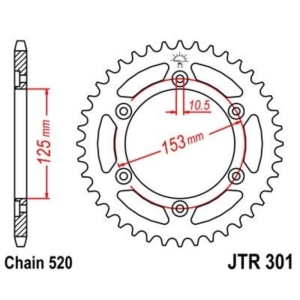 Corona JT SPROCKETS acero...