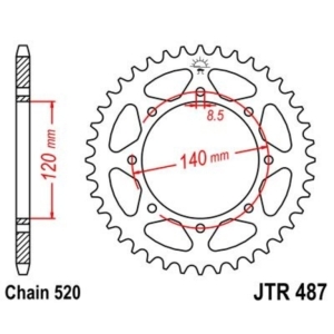 Corona JT 487 de acero con...