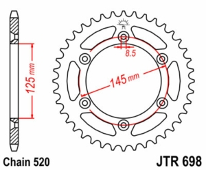 Corona JT 698 de acero con...