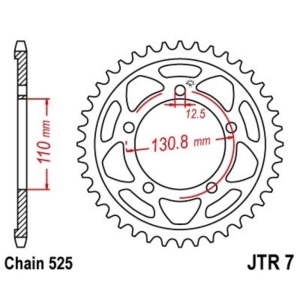 Corona JT 7 de zinc negro...