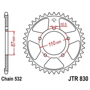 Corona JT 830 de acero con...