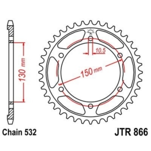 Corona JT 866 de acero con...