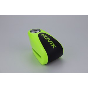 (KDS-006-FG) ANT. DISCO CON ALARMA KOVIX KDS6 COLOR VERDE FLUO 6mm