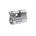 (KBL12-BM) ANT.CANDADO ALARMA KOVIX FABRICADO EN ACERO INOXIDABLE COLOR ACERO INOXIDABLE 12 mm.