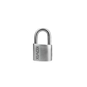 (KPQ-12) CANDADO CON ALARMA KOVIX KPQ 12 mm ACERO INOXIDABLE