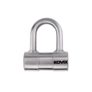 (KHS-16) CANDADO MINI-U KOVIX KHS 16mm ACERO INOXIDABLE ENDURECIDO