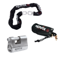 KOVIX KIT CADENA + CANDADO KC-KBL | KC12B-120 + KBL12 + KHL