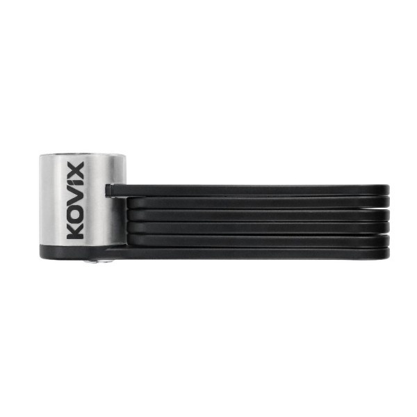 (KFQ-85) ANTIRROBO PLEGABLE ACERO INOXIDABLE CON ALARMA KOVIX COLOR NEGRO