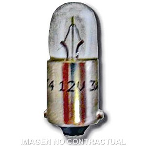 Lámpara Hert posición/tablero Tubular control 6V 3W