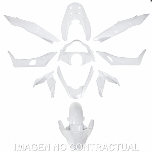 KIT PLASTICOS HERT HONDA PCX 125 10 PZAS BLANCO