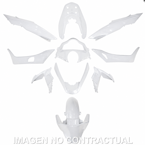KIT PLASTICOS HERT HONDA PCX 125 10 PZAS BLANCO