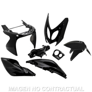 KIT PLASTICOS HERT YAMAHA AEROX NEGRO BRILLO