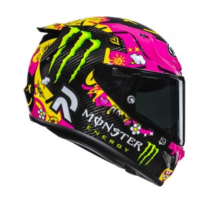 CASCO HJC RPHA 12 CARBON QUARTARARO LE MANS 4 MC8
