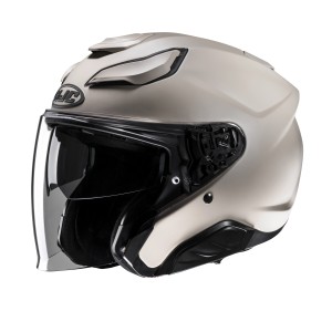 CASCO HJC F31 BEIGE ARENA SEMIMATE