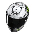CASCO HJC RPHA 1 V2 CARBON SNOW DIABLO MC10SF