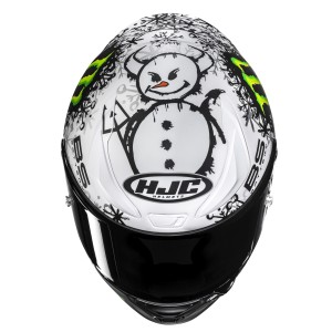 CASCO HJC RPHA 1 V2 CARBON SNOW DIABLO MC10SF