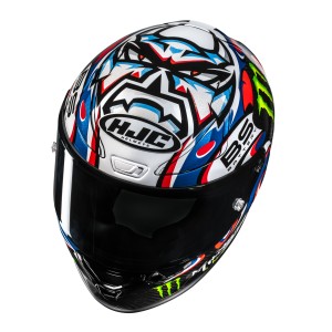CASCO HJC RPHA 1 V2 CARBON QUARTARARO LE MANS 3 MC21