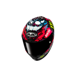 CASCO HJC RPHA 1 V2 CARBON FUNKY DIABLO MC8