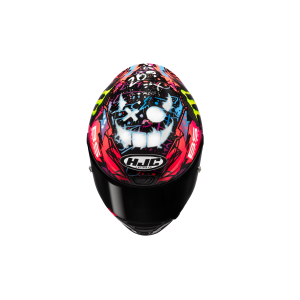 CASCO HJC RPHA 1 V2 CARBON FUNKY DIABLO MC8