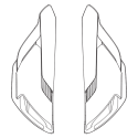 VENTILACIÓN SUPERIOR HJC i70 REDEN MC1SF