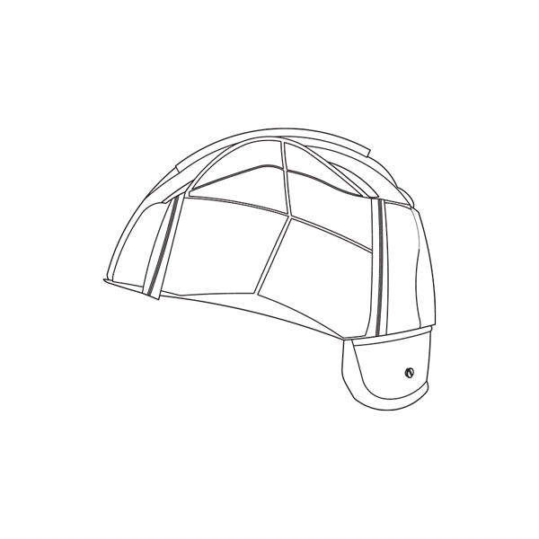 INTERIOR DE CASCO HJC i40N A/S (7mm) 7 mm — HJC 37122010