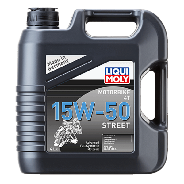 Aceite de motor LIQUI MOLY Advanced Full Synthetic 4T 15W-50 Street - Garrafa 4L 23229