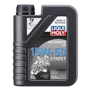 Aceite de motor LIQUI MOLY Advanced Full Synthetic 4T 15W-50 Street - Botella 1L 23228