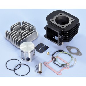 Kit de cilindro completo POLINI hierro Ø47mm (bulón Ø12mm) - Yamaha / Minarelli 166.0074/12