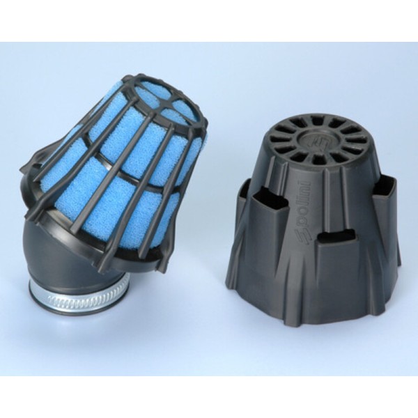 Filtro de aire POLINI Air Box (con tapa de plástico) 30° Ø46mm 203.0097