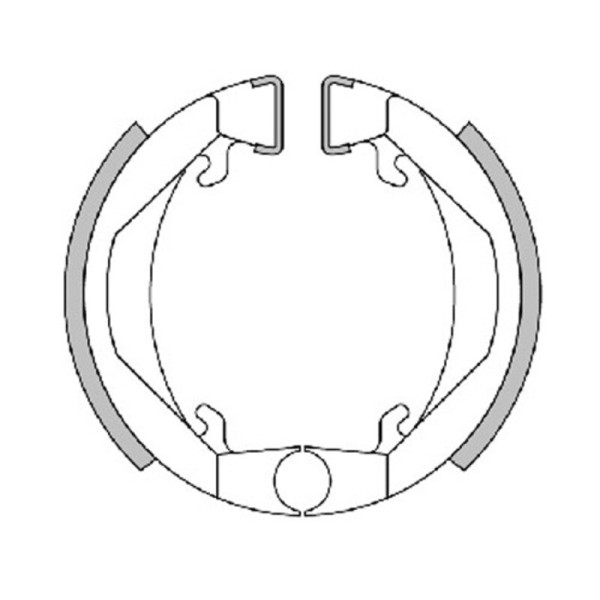 Zapata de freno POLINI For Race 80x18mm 176.1241/R
