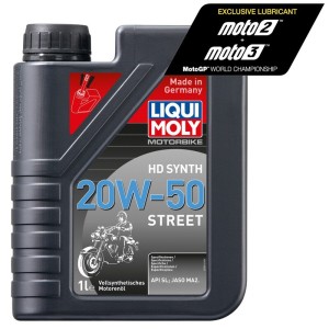 Aceite de motor LIQUI MOLY Sintético 4T 20W-50 HD V-Twin - Botella 1L 3816