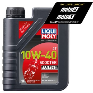 Aceite de motor LIQUI MOLY Sintético 4T 10W-40 Scooter Race - Botella 1L 20826