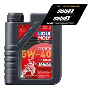 Aceite de motor LIQUI MOLY Sintético 4T 5W-40 Off-Road Race - Botella 1L 3018