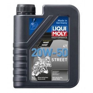 Aceite de motor LIQUI MOLY Mineral 4T 20W-50 Street - Botella 1L 1500