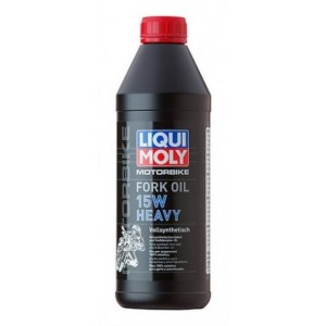 Aceite de horquilla / amortiguador LIQUI MOLY Sintético 15W Heavy - Botella 1L 2717