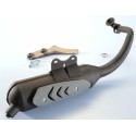 Escape Polini acero negro original homologado Ludix 200.0315