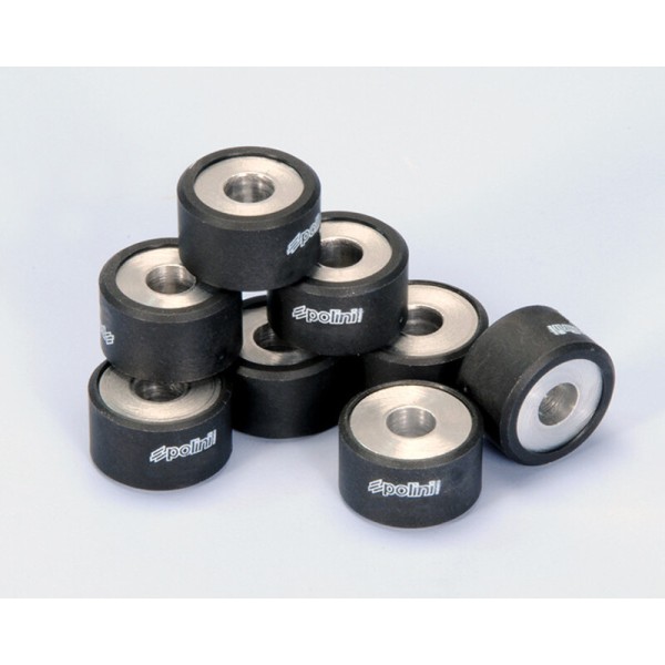 Rodillos de variador POLINI 25x14,8mm 14gr - 8 pcs 242.221