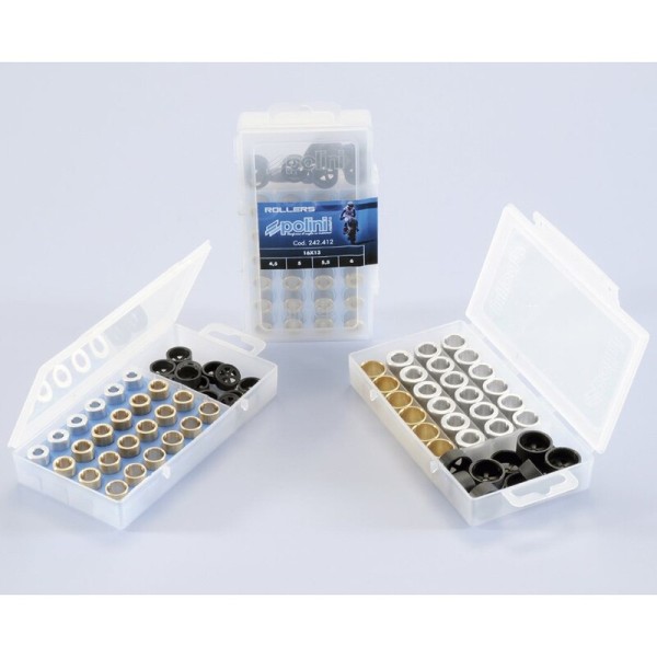 Rodillos de variador POLINI 16x13mm 3,5-4-4,5-5gr - 24 pcs 242.411
