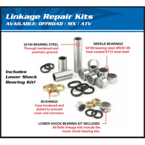 Kit de rodamientos, retenes y casquillos de bieleta All Balls 27-1074